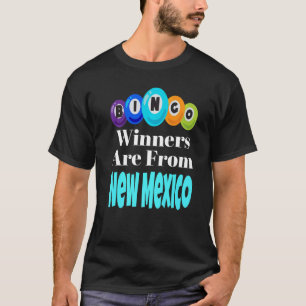 De winnaars van bingo zijn van New Mexico Game Nig T-shirt