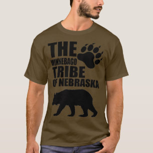 DE WINNEBAGO STAM VAN NEBRASKA T-SHIRT