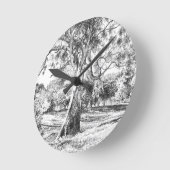 De Winnie the Pooh Tree - Cushion Ronde Klok (Hoek)