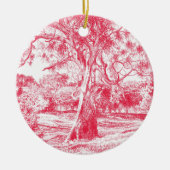 De Winnie the Pooh Tree - Keramisch Ornament (Voorkant)