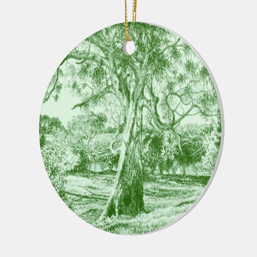 De Winnie the Pooh Tree - Keramisch siermiddel Ornament (Links)