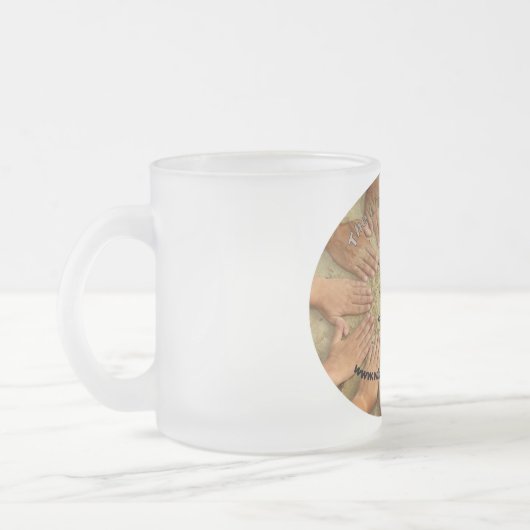 De Winnipeg Sandbox Frosted Mok (Links)