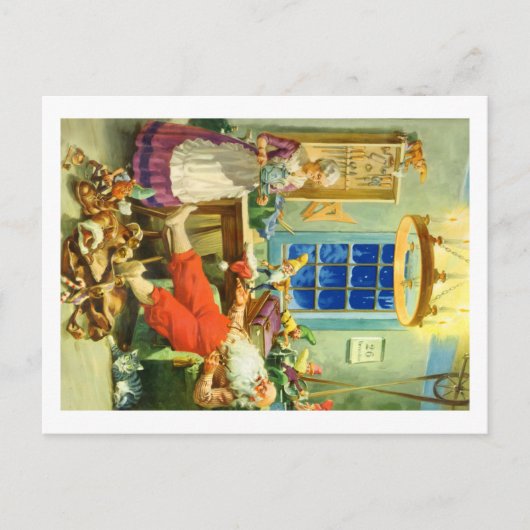 De Winst van de Kerstman naar de Arctica Feestdagenkaart (Voorkant)