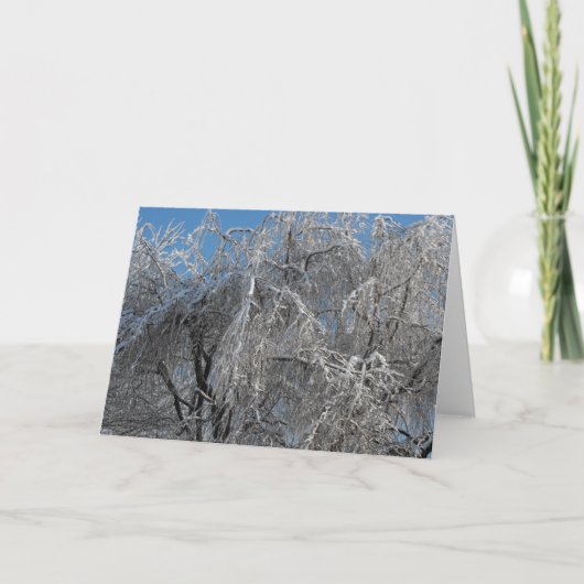 De winter ~ 25 feestdagen kaart (Voorkant)