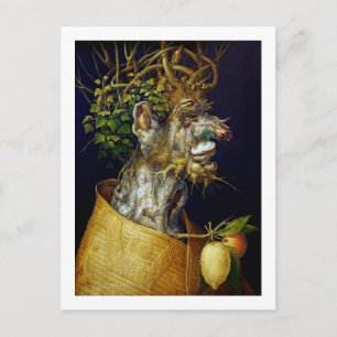 De winter, Arcimboldo Briefkaart