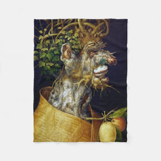 De winter, Arcimboldo Fleece Deken (Voorkant)
