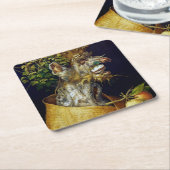 De winter, Arcimboldo Kartonnen Onderzetters (Schuin)