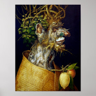 De winter, Arcimboldo Poster