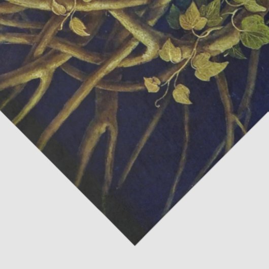 De winter, Arcimboldo Tissuepapier (Detail)