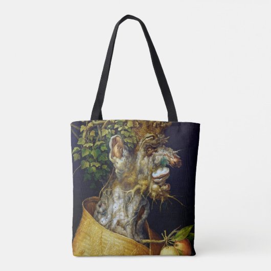 De winter, Arcimboldo Tote Bag (Achterkant)