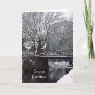 De winter bij de Kaart van de Brug van de Oven