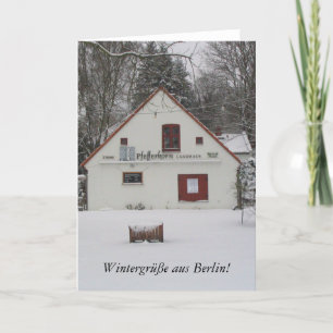 De winter in Berlijn Kaart