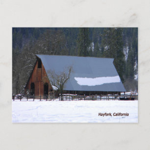 De winter in de bergen..... briefkaart