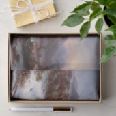 De winter in de bergen, ontkoppeling tissuepapier (Geschenk)