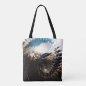 De winter in de bergen..... tote bag (Achterkant)