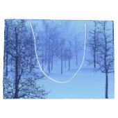 De winter in de Bossen op een Groot Cadeauzakje (Achterkant)