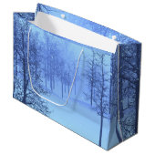 De winter in de Bossen op een Groot Cadeauzakje (Voorkant Gekanteld)