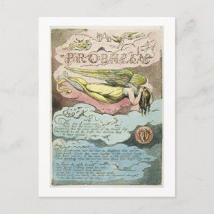 "De winter in de diepte...", bord 5 uit "Europa".  Briefkaart