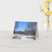 De winter in de vallei..... kaart (Gele Bloem)