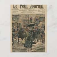 De winter in Parijs loopt in de modder