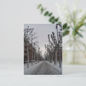 De winter in Straatsburg Briefkaart (Staand voorkant)