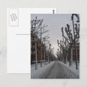 De winter in Straatsburg Briefkaart (Voorkant / Achterkant)