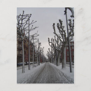 De winter in Straatsburg Briefkaart