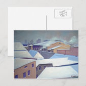 De "winter in Tallinn " Briefkaart (Voorkant / Achterkant)