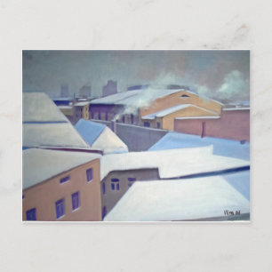 De "winter in Tallinn " Briefkaart