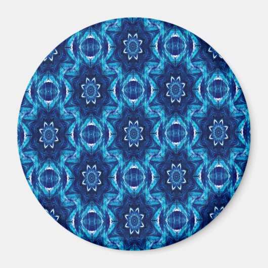 De winter is blauw... magneet (Voorkant)