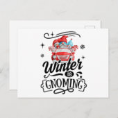 De winter is de kerstboom van de troll briefkaart (Voorkant / Achterkant)