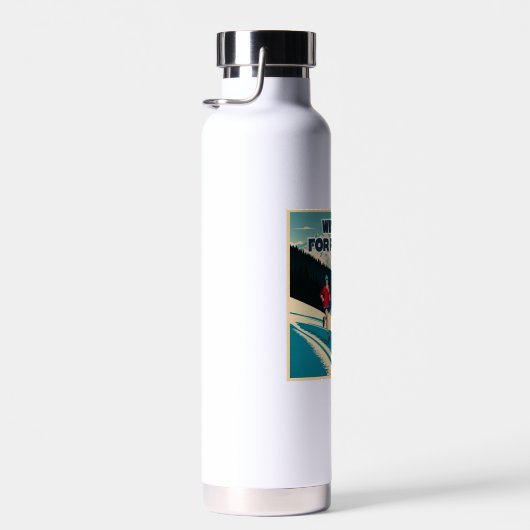 De winter is om te rennen waterfles (Rechts)