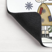 De winter is voor de vogels muismat (Hoek)