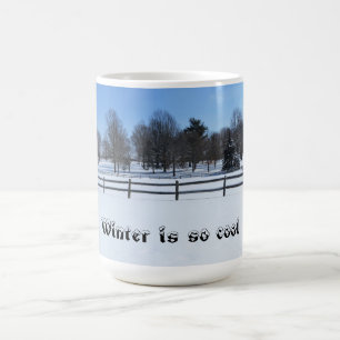 De winter is zo koel - mok