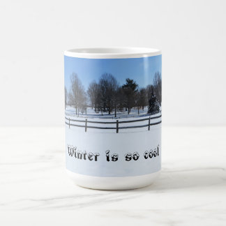De winter is zo koel - mok