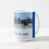 De winter is zo koel - mok (Voorkant rechts)