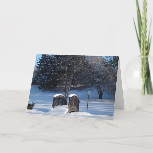 de winter kaart (Voorkant)