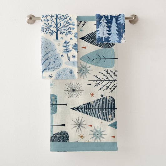 De winter komt eraan bad handdoek (Insitu)