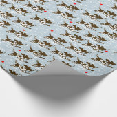 De winter komt eraan cadeaupapier (Hoek)