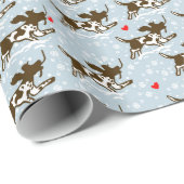 De winter komt eraan cadeaupapier (Rol Hoek)