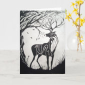 De winter komt kaart (Gele Bloem)