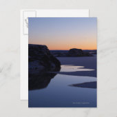 De winter, Meer Myvatn, IJsland Briefkaart (Voorkant / Achterkant)