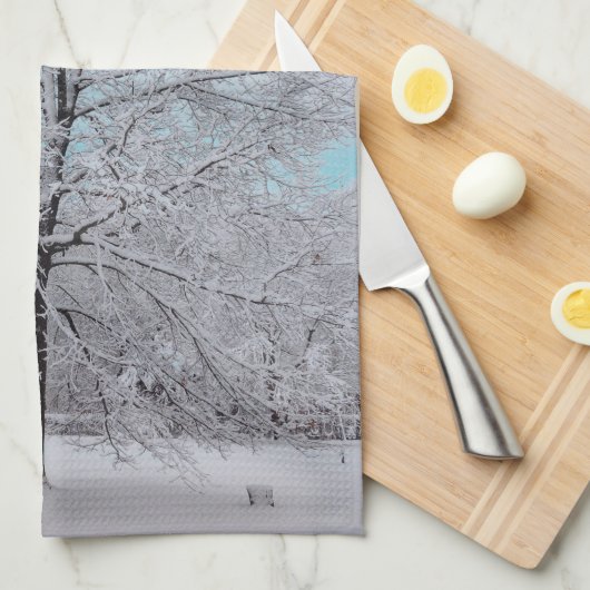 De Winter Oak Kitchen Towel Theedoek (Quarter Fold)