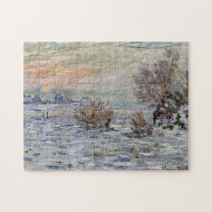 De winter op de Zegen, het Fijne Art. van Legpuzzel