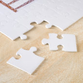 De winter op het Boerderij Legpuzzel (Zijkant)