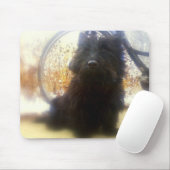 De winter Schots Terrier Muismat (Met muis)