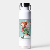 De winter sprookjeswater flessen (Voorkant)