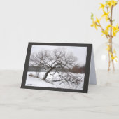 De Winter van dame Willow's Kaart (Gele Bloem)