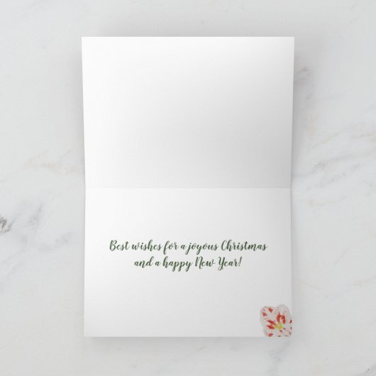 De Winter van de Bloem van de Amaryllis van de Kaart (Binnen)