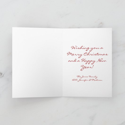 De Winter van de Stad van New York - Kerstmis Feestdagen Kaart (Binnen)
